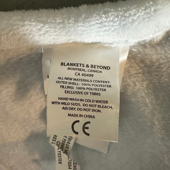 Blankets & Beyond Elephant Lovey‎ Baby Unisex Gray Plush Comfort Animalcore - Picture 4 of 5